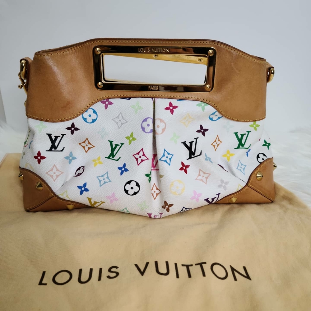 Judy White Multicolor MM Monogram